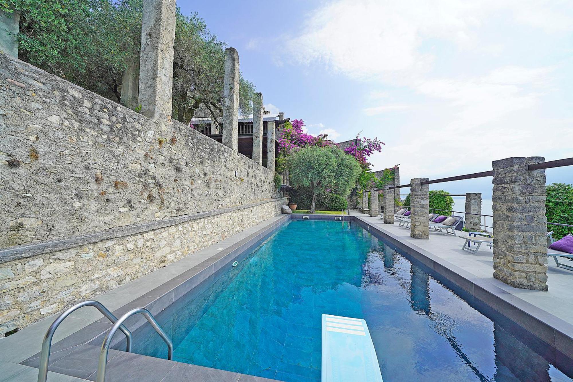 Villa Rachele: Stunning Luxury Villa In Centre Gargnano With Private Pool And Breathtaking Views Exterior foto