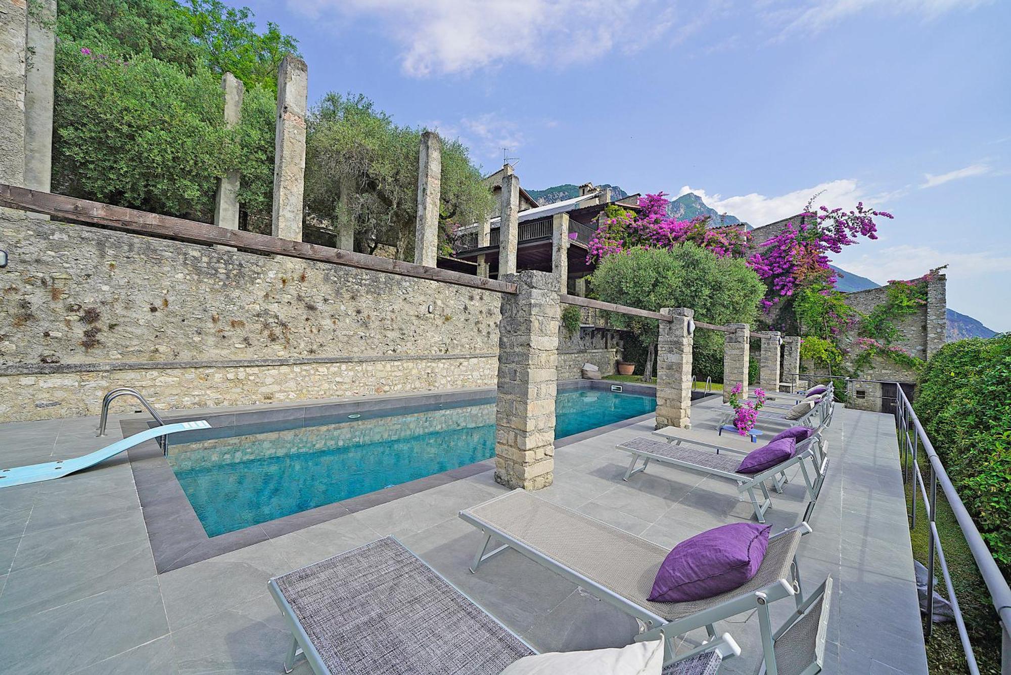 Villa Rachele: Stunning Luxury Villa In Centre Gargnano With Private Pool And Breathtaking Views Exterior foto